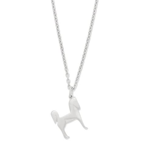 hermes panache necklace|Hermès: a Matte Silver Panache Necklace .